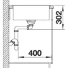 Spüle Blanco AXIA III XL 6 S 1000 x 510 mm vulkangrau 527234