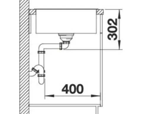 Spüle Blanco AXIA III XL 6 S 1000 x 510 mm vulkangrau 527234