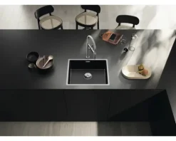 Spüle Blanco CLARON 500-IF 540 x 440 mm dark steel 527836