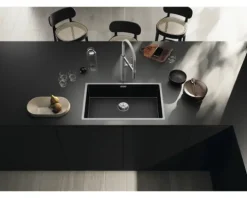 Spüle Blanco CLARON 700-IF 740 x 440 mm dark steel 527837