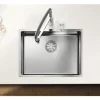 Spüle Blanco CLARON 550-IF 590 x 440 mm edelstahl 521578