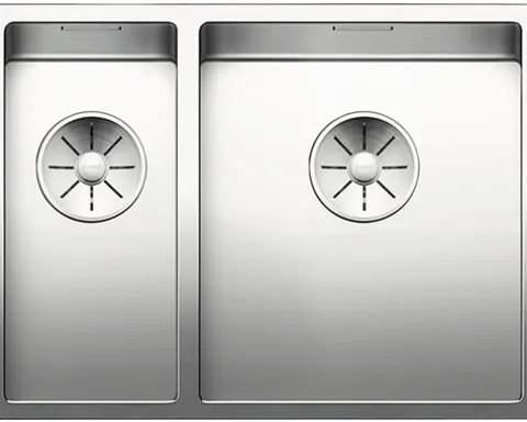 Spüle Blanco CLARON 340/180-IF 585 x 440 mm edelstahl 521608