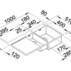 Spüle Blanco CLARON 6 S-IF 1000 x 510 mm edelstahl 521645 1 Spülbecken Mit Tropffläche Becken rechts Mit Restebecken Flächenbündige Optik