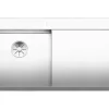 Spüle Blanco CLARON 5 S-IF 1000 x 510 mm edelstahl 521626 1 Spülbecken Mit Tropffläche Becken links Flächenbündige Optik