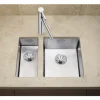 Spüle Blanco CLARON 340-U 380 x 440 mm edelstahl 521571