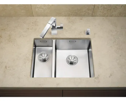 Spüle Blanco CLARON 340/180-U 585 x 440 mm edelstahl 521610