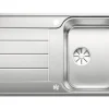 Spüle Blanco CLASSIMO 45 S-IF 860 x 500 mm edelstahl bürstfinish 525330 1 Spülbecken Ohne Tropffläche Becken rechts