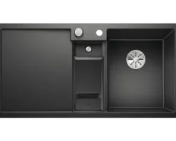 Spüle Blanco COLLECTIS 6 S 1000 x 510 mm anthrazit 523344 Becken rechts Mit Tropffläche Mit Restebecken