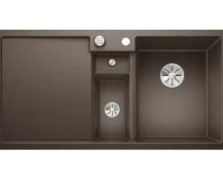 Spüle Blanco COLLECTIS 6 S 1000 x 510 mm cafe 523353 Becken rechts Mit Tropffläche Mit Restebecken