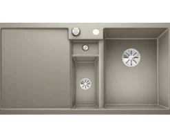 Spüle Blanco COLLECTIS 6 S 1000 x 510 mm tartufo 523351 Becken rechts Mit Tropffläche Mit Restebecken