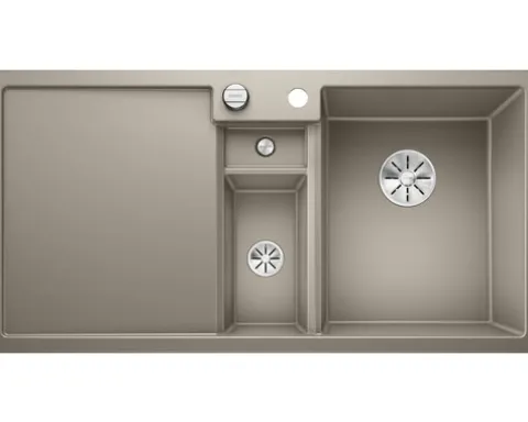 Spüle Blanco COLLECTIS 6 S 1000 x 510 mm tartufo 523351 Becken rechts Mit Tropffläche Mit Restebecken