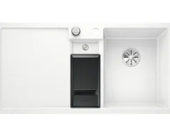 Spüle Blanco COLLECTIS 6 S 1000 x 510 mm weiß 523348 Becken rechts Mit Tropffläche Mit Restebecken