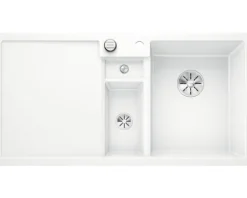 Spüle Blanco COLLECTIS 6 S 1000 x 510 mm weiß 523348 Becken rechts Mit Tropffläche Mit Restebecken