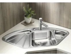 Spüle Blanco DELTA II-F 1056 x 575 mm edelstahl seidenglanz 523667