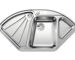 Spüle Blanco DELTA II-F 1056 x 575 mm edelstahl seidenglanz 523667