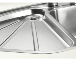 Spüle Blanco DELTA II-F 1056 x 575 mm edelstahl seidenglanz 523667