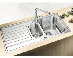Spüle Blanco DINAS 6 S 1000 x 500 mm edelstahl bürstfinish 523379