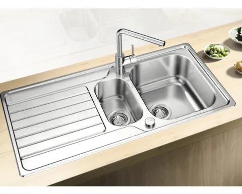 Spüle Blanco DINAS 6 S 1000 x 500 mm edelstahl bürstfinish 523379