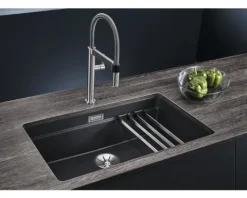 Spüle Blanco ETAGON 700-U 730 x 460 mm schwarz 525891