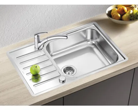 Spüle Blanco LANTOS II 6 S-IF 780 x 500 mm edelstahl 523140