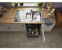 Spüle Blanco LANTOS II 6 S-IF 1000 x 500 mm edelstahl bürstfinish 526628