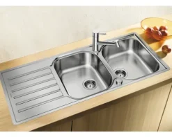 Spüle Blanco LANTOS 8 S-IF 1160 x 500 mm edelstahl bürstfinish 519713