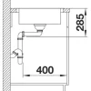 Spüle Blanco LANTOS XL 6 S-IF 1000 x 500 mm edelstahl bürstfinish 519709