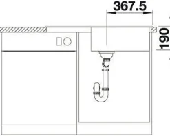 Spüle Blanco LEGRA XL 6 S 860 x 500 mm cafe 523331