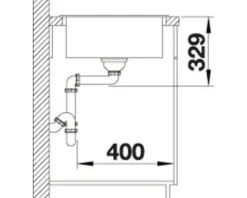 Spüle Blanco LEGRA XL 6 S 860 x 500 mm cafe 523331