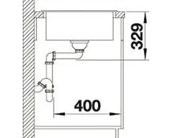 Spüle Blanco LEGRA XL 6 S 860 x 500 mm cafe 523331