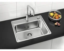 Spüle Blanco LEMIS 6-IF 615 x 500 mm edelstahl bürstfinish 525109