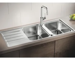 Spüle Blanco LEMIS 8 S-IF 1160 x 500 mm edelstahl bürstfinish 523037