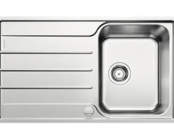 Spüle Blanco LEMIS 45 S-IF 860 x 500 mm edelstahl bürstfinish 523031