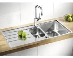 Spüle Blanco LEMIS 1000 x 500 mm edelstahl bürstfinish 523033
