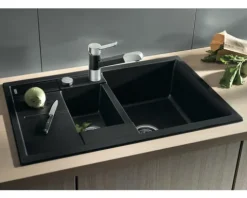 Spüle Blanco METRA 6 S Compact 780 x 500 mm schwarz 525925