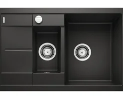 Spüle Blanco METRA 6 S Compact 780 x 500 mm schwarz 525925