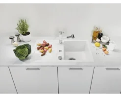 Spüle Blanco METRA 45 S Compact 680 x 500 mm softweiß 527102