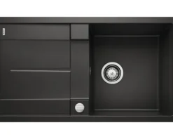 Spüle Blanco METRA 5 S-F 850 x 490 mm schwarz 525921
