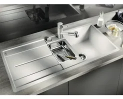 Spüle Blanco METRA 6 S-F 990 x 490 mm schwarz 525929