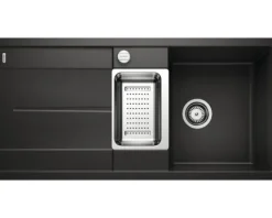Spüle Blanco METRA 6 S-F 990 x 490 mm schwarz 525929