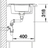 Spüle Blanco METRA 6 S 1000 x 500 mm anthrazit 513053