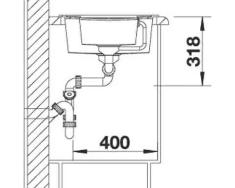 Spüle Blanco METRA 6 S 1000 x 500 mm anthrazit 513053