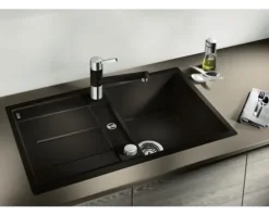Spüle Blanco METRA 45 S 770 x 490 mm schwarz 525917