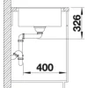 Spüle Blanco METRA XL-S-F 990 x 490 mm anthrazit 519150