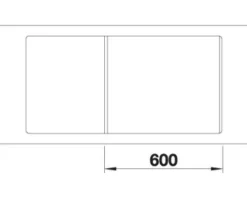 Spüle Blanco METRA XL-S-F 990 x 490 mm cafe 519157