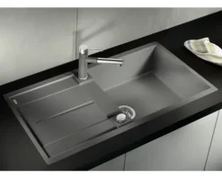 Spüle Blanco METRA XL 6 S-F 990 x 490 mm schwarz 525933