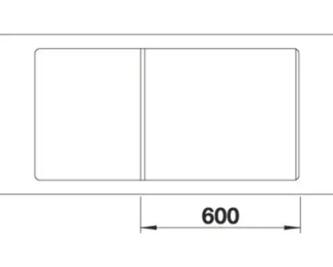 Spüle Blanco METRA XL 6 S-F 990 x 490 mm vulkangrau 527308