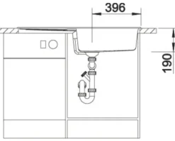 Spüle Blanco METRA XL 6 S 1000 x 500 mm anthrazit 515286