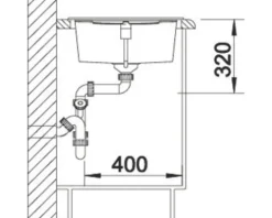 Spüle Blanco METRA XL 6 S 1000 x 500 mm anthrazit 515286