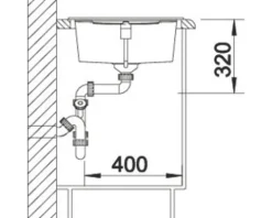 Spüle Blanco METRA XL 6 S 1000 x 500 mm vulkangrau 527306